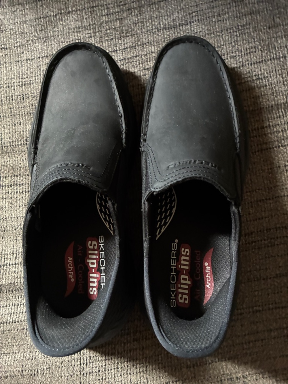 Skechers Men's Black Slip-On Loafers - Picture 3 of 3